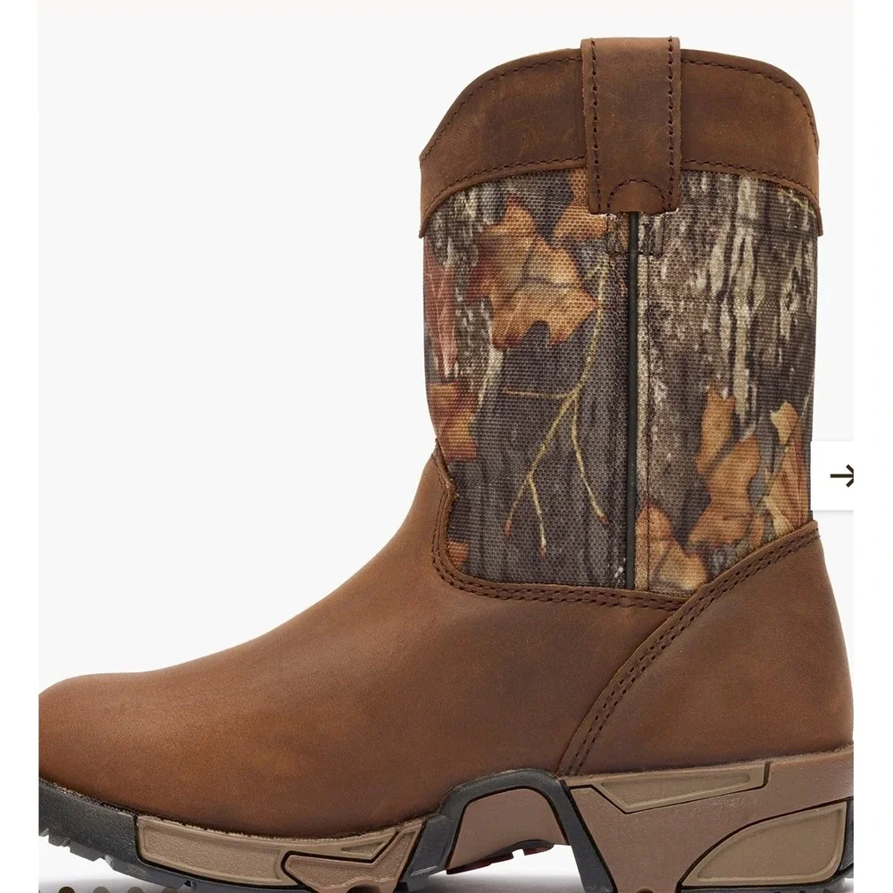 Boys‎ ROCKY KIDS' AZTEC WELLINGTON BOOT size 4M water resistant camouflage
